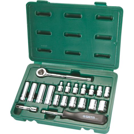 Jeu de douilles 6kt 1/4" 20 pices (1/3)