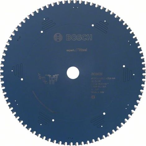 Bosch Professional 2 608 643 061 - Lama de sega circolare Expert  Acciaio 305 x 25,4 2,6 mm, 80 (conf. 1)
