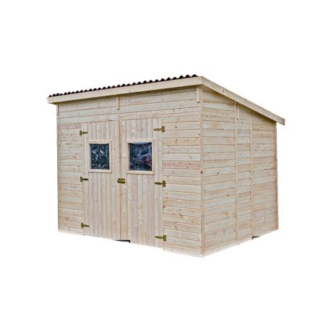 Casetta da Giardino Eden 2820 in Legno Massello non Trattato Tetto Mono Pendenza- cm 280x200cm - ITALFROM 429 (1/3)