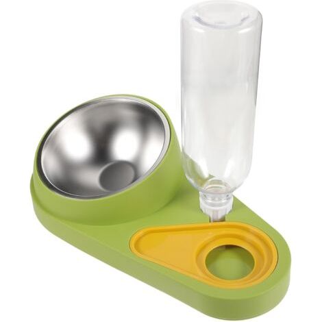 Distributeurs d'eau pour Petits Chiens, Gamelles pour Petits Chiens, Gamelles en Plastique pour Chiots, Gamelles pour Chats avec Distributeur d'eau, Gamelles pour Chatons, (1/5)