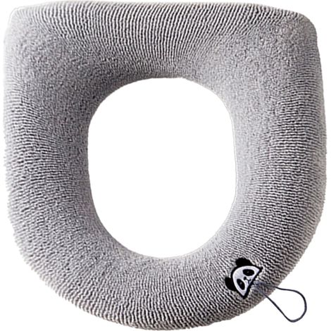 Coussin De Siège De Toilette - En Fibre Acrylique Épais Et Élastique - Pour Sièges Ronds Et En Forme De U - 1 Pièce (1/5)