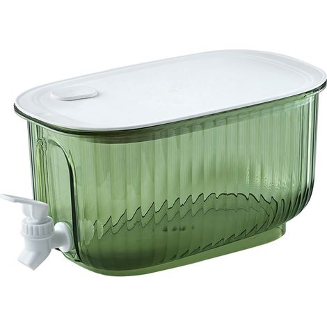 Distributeur de Boissons Grande Capacité en Acier Inoxydable Anti-Fuite avec Robinet pour Maison (1/5)