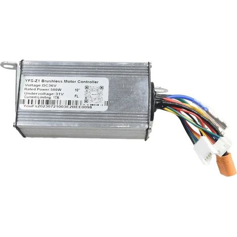Controlador de aceleración de 500 W, 36 V y 17 A para patinete eléctrico de 10 pulgadas y equipamiento deportivo para exteriores.