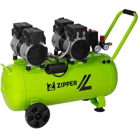 Compressore aria silenziato 50 lt 8 bar Zipper zi-com50si (1/4)