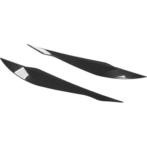 Paar ABS-Scheinwerferblenden im Carbon-Look für BMW 3er F30 F31 (2012–2018), Ersatz-Scheinwerferblenden, schwarze Zierblenden (1/5)