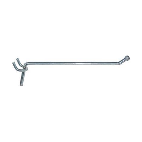 Stahlschelfhaken für perforierte Paneele und Arbeitbänke packen 100 Stücke - 20 cm