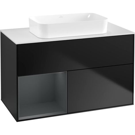 Villeroy & Boch F651HGPD meuble sous-lavabo Finion F65 (1/2)