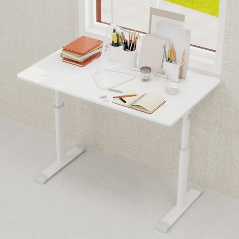 Bureau, réglable, ajustable, design compact-Zy, surface de travail pratique, rangement fonctionnel, format pratique