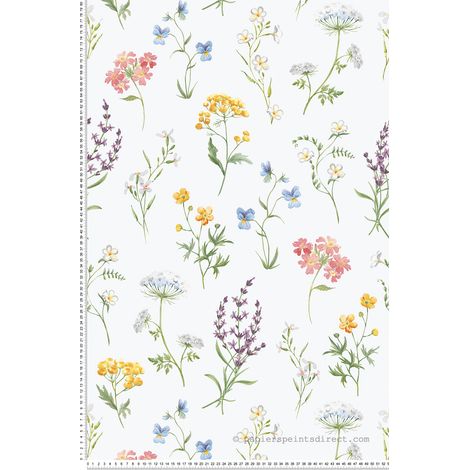 Papier peint Fleur Multicolore Romance Lutèce (1/2)