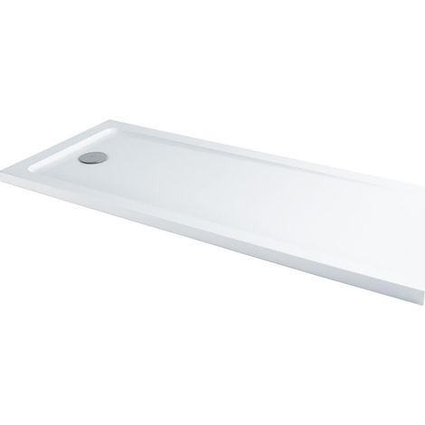 1700x700mm Shower Tray Rectangular Low Profile Premium Anti-Slip FREE Waste (1/3)
