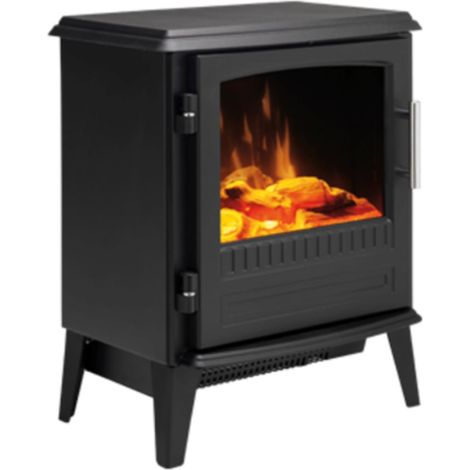 Dimplex Bar20 Bari 2kW Electric Stove with Optiflame Effect Black