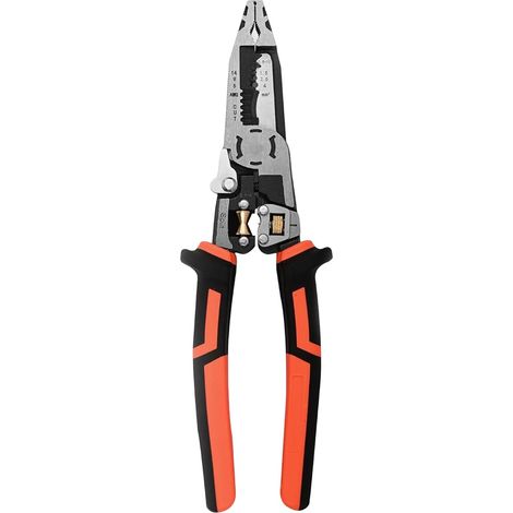 Pince Dénudeuse Coupante Dénudeur Sertisseur Coupe Fil Électrique Outil (1/5)