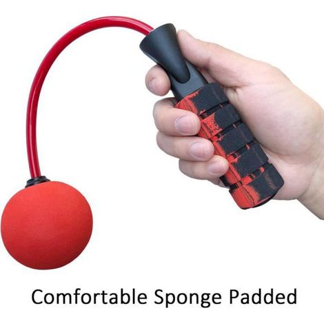 Corde À Sauter Lestée - Sans Fil - Pour Fitness Extérieur Plage Bureau - 270 G - Poignées Rembourrées Avec Balles En Acier - 1 Pièce
