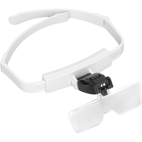 Loupe frontale rechargeable pliable sans les mains bandeau LED pour bijoutier (1/5)