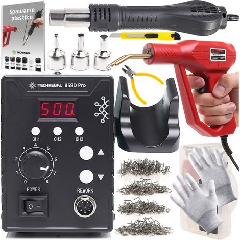 Techrebal 858D Lötstation + Hefter