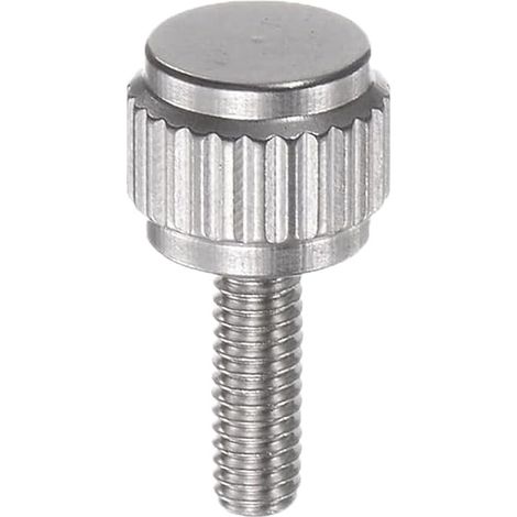 M2,5 x 4, 10 viti a testa piatta zigrinate, viti di bloccaggio per pinze
