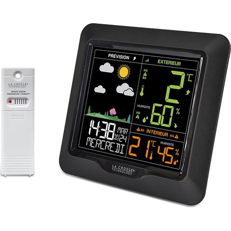 Stazione meteorologica wireless con schermo LCD a colori - WS6822BLA-B - La Crosse Technology