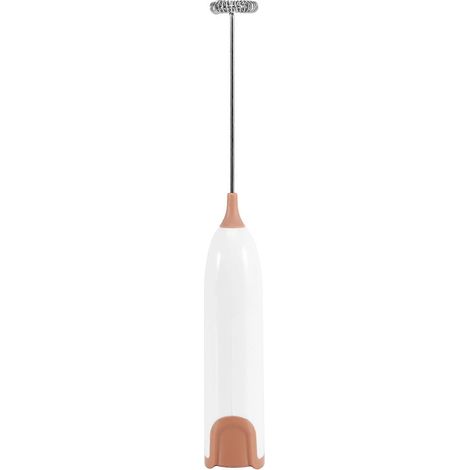 Mousseur à lait électrique, fouet pour boissons de cuisine, fouet pour café et cappuccino, fouet pour crème à mousser, fouet pour mélange mousseux, batteur à œufs (1/5)