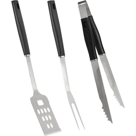 Set utensili barbecue 3 pezzi Nero (1/5)