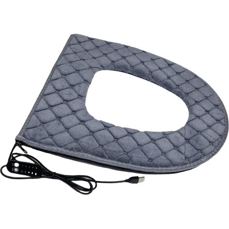 Siège De Toilette Chauffant,Coussin Chauffant Réglable 5 Niveaux - Matelas De Siège De Toilette avec Minuterie,Design Branché pour Salle De Bain Hiver Matin Appartement Hôtel Chambre (1/5)