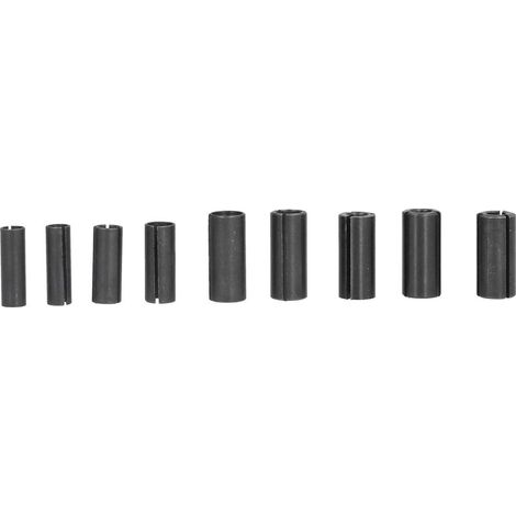 Adaptateur de pince de routeur en acier au carbone, Kit d'accessoires de convertisseur de mandrin pour le serrage 9 pièces (1/5)