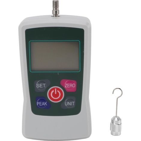 Digital Force Gauge with Integrated Sensor – High-Precision Push-Pull Tester 0.3 to 3 N for Laboratory Workshops and Industrial Use – Portable and Hand-Loaded Tensiometer (1/5)