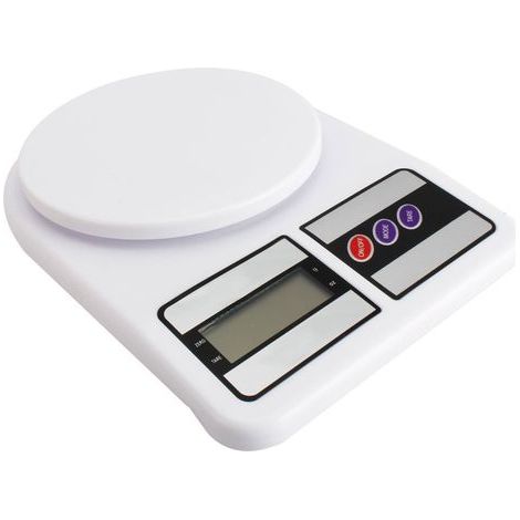 Balance numérique de cuisine électronique LCD Touche Tara Maison Poids de 1 g à 10 kg (1/5)
