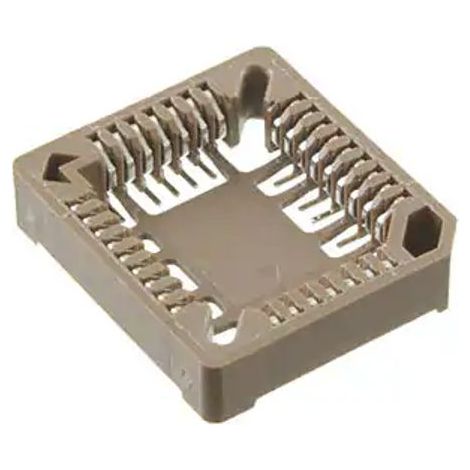 Support PLCC RS PRO 1.27mm, 32 contacts Femelle CMS