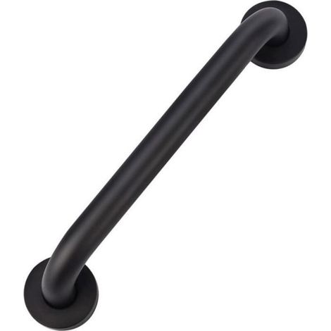 Barre D'appui - Acier Inoxydable 304 - 60 cm - Pour Salle De Bain Baignoire Douche WC - Noir Huilé - 1 Pièce (1/4)