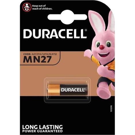 Duracell MN27 Pila Alcalina 12V Negra y Naranja