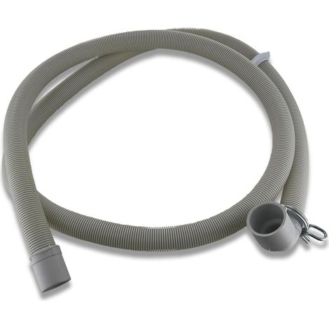 Tuyau De Vidange - 1 Pièce - Caoutchouc Et Plastique - Universel Lave-Linge Lave-Vaisselle - 1,8 M - 20/30 Mm (1/5)