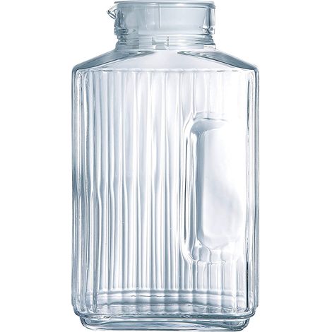 Luminarc - Pichet Quadro avec bouchon 2 l blanc
