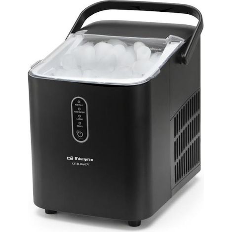 Macchina per il ghiaccio portatile e autopulente con maniglia, 8 cubetti di ghiaccio/6-8 minuti, 12 kg/24 ore