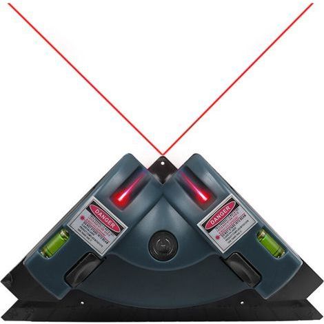 Laser-Nivelliergerät für Fliesen, rechtwinklig, batterielos, blau – Optimale Präzision beim Verlegen von Keramikfliesen (1/5)