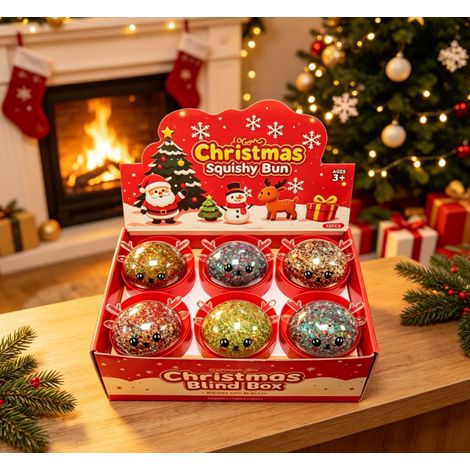 Jouets de Noël - Jouets anti-stress - Jouets sauteurs - Articles de fête - Animaux mignons anti-stress - Renne de Noël - Adultes et enfants - Lot de 12 (1/5)