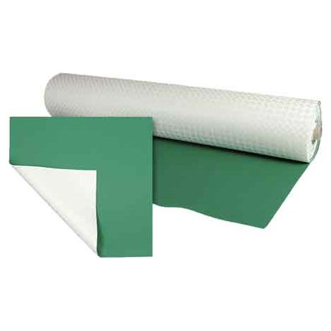 MOLLETTONE COPRITAVOLO H. 140 cm - rotolo 20 mt - Bianco/Verde (1/2)