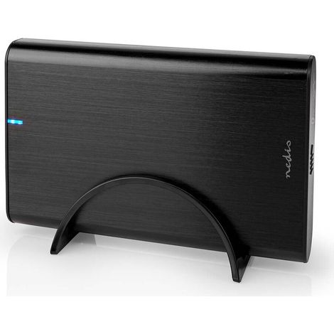 Nedis Festplattengehäuse / 3.5 / USB 3.1 Gen1 / USB Type-A / USB Type-C™ / Notebook / PC / Aluminium