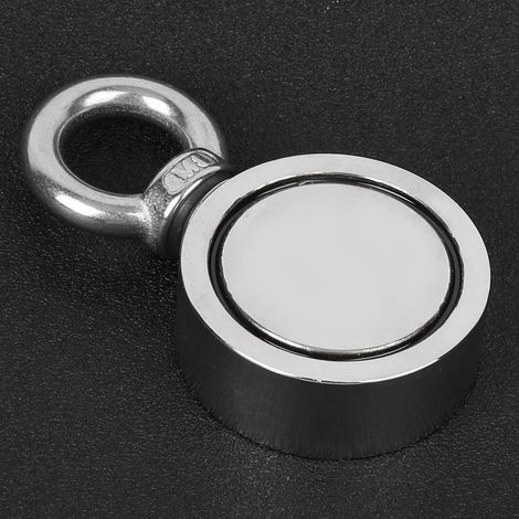 Aimant de sauvetage sous-marin double face à anneau simple, charge maximale admissible 80 kg (176 lb), diamètre 48"3 (1/5)