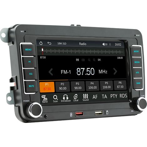 Autoradio MP5 sans fil avec Bluetooth intégré, 7 pouces, spécialement conçu pour Volkswagen. (1/4)