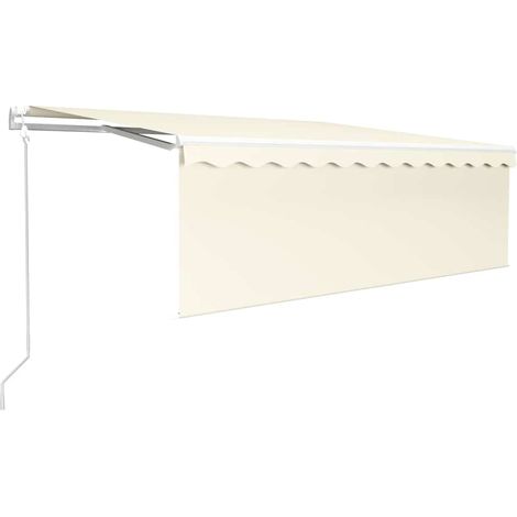 Maison Exclusive - Markise Automatisch mit Rollo LED Windsensor 4 (1/5)
