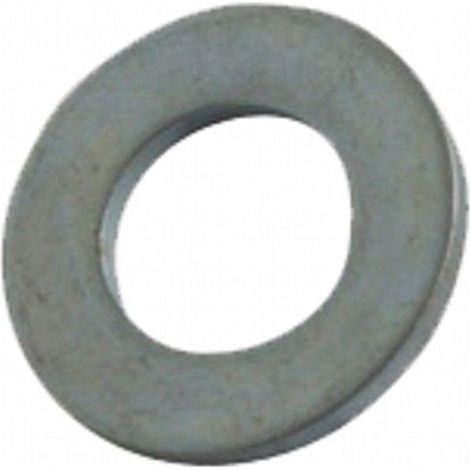 FPLUS arandela plana din125 06 zinc x100 , Arandela plana DIN 125A sin bisel acero cincado