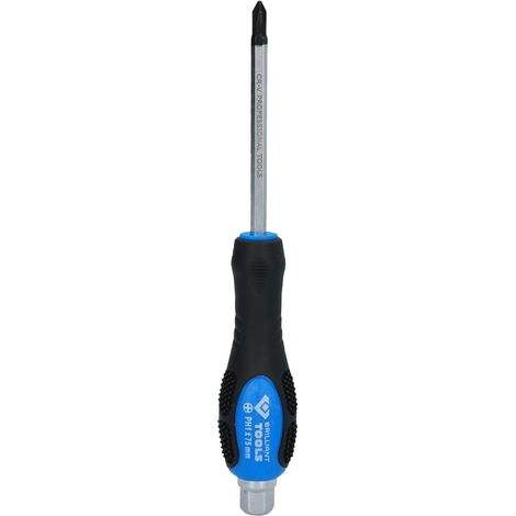 BRILLIANT TOOLS Tournevis cruciforme avec capuchon de frappe PH1 - BT034808 (1/6)