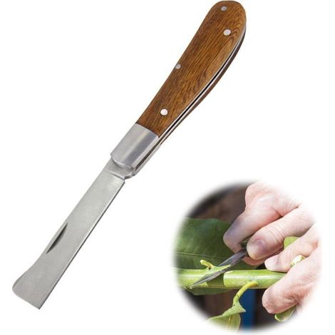 Serpette-Greffoir, Serpette, Serpette Fleuriste, Couteau Serpette Jardin, Greffoir Couteau, Serpette Jardinage, Serpette Pliante (1/4)