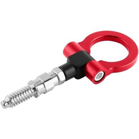 Crochet de remorquage universel en alliage d'aluminium – Installation facile – Compatible B-M-W E82/E88/E36/E46/E90/E91/E92/E93 – Anneau de remorquage (1/5)