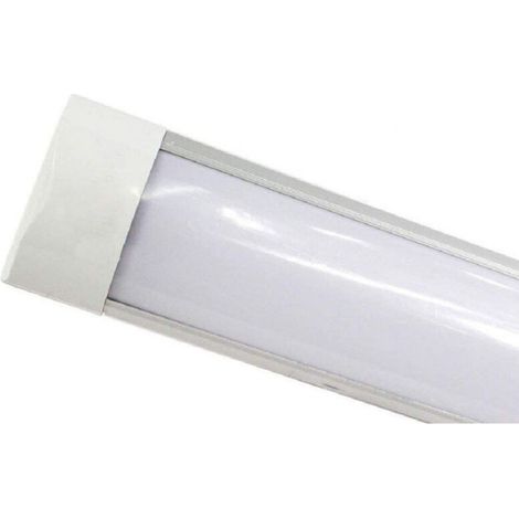 Plafonnier LED fin 30 cm sous meuble, lumière naturelle chaude et froide - Blanc naturel - (1/2)