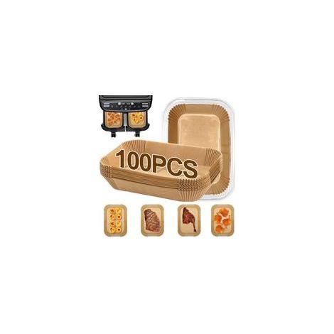 Packung mit 100 Airfryer-Einlagen für Ninja Dual Airfryer, Pergamentpapier-Einlagen (1/5)