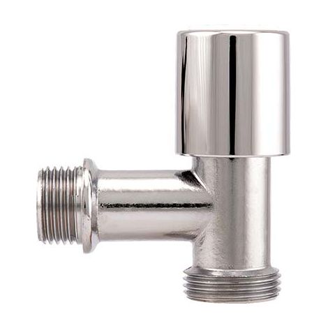 RUBINETTO A VITE X LAVATRICE 250 ITAP - OTTONE CROMATO 1/2MX3/4M- 6 pezzi