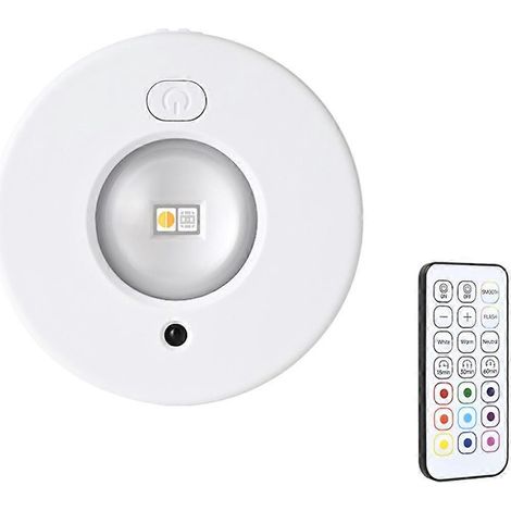 Éclairage LED sans fil à coller sous meuble, 500 mAh, intensité variable, avec télécommande. (1/5)