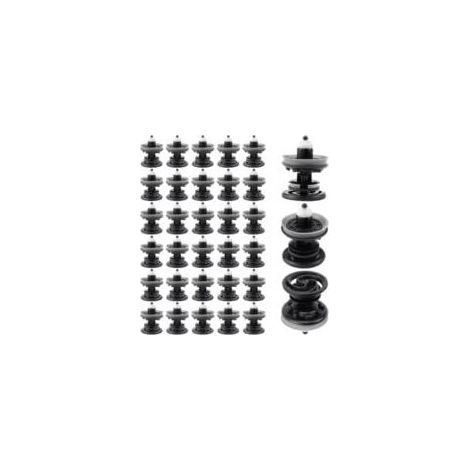 30 Pieces Clips of 7l6868243 Fastening Car Plastic for Trim Agrafe Panel of Door Interior Compatible with VW Golf 5 6 7 T4 T5 Passat Polo Skoda Caddy Audi A4 A5 A6 (1/5)