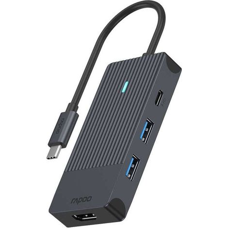 Rapoo UCM-2001 tarjeta y adaptador de interfaz HDMI, USB 3.2 Gen 1 (3.1 Gen 1), USB Tipo C (1/5)
